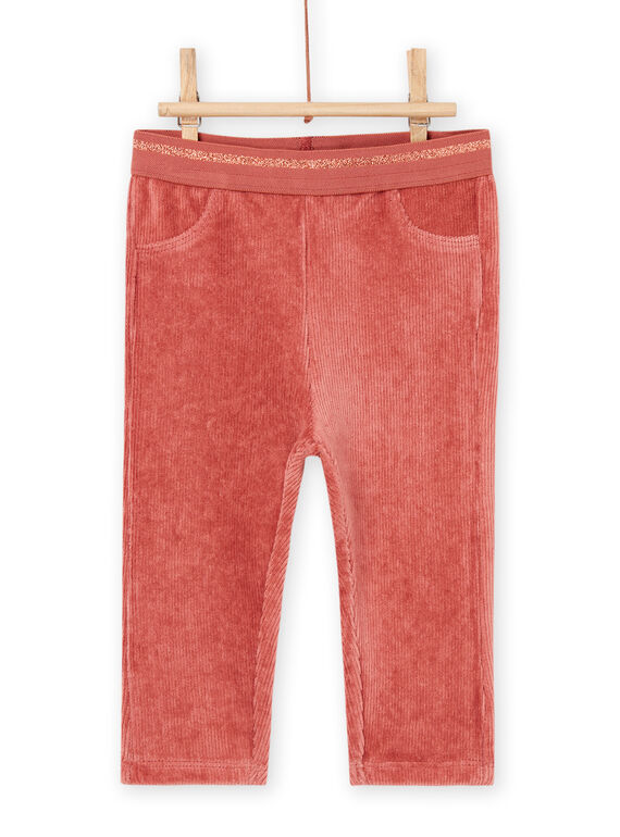 Rosa Hose aus Samt PIRHUPAN2 / 22WG09Q1PAND332