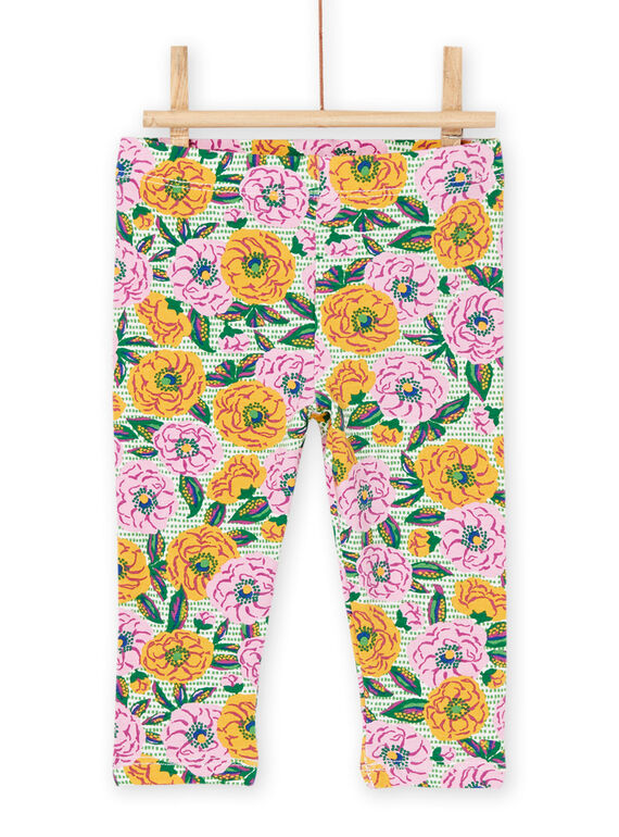Mehrfarbige Leggings mit Blumenmuster RYIEXOLEG / 23SI09V1CAL001