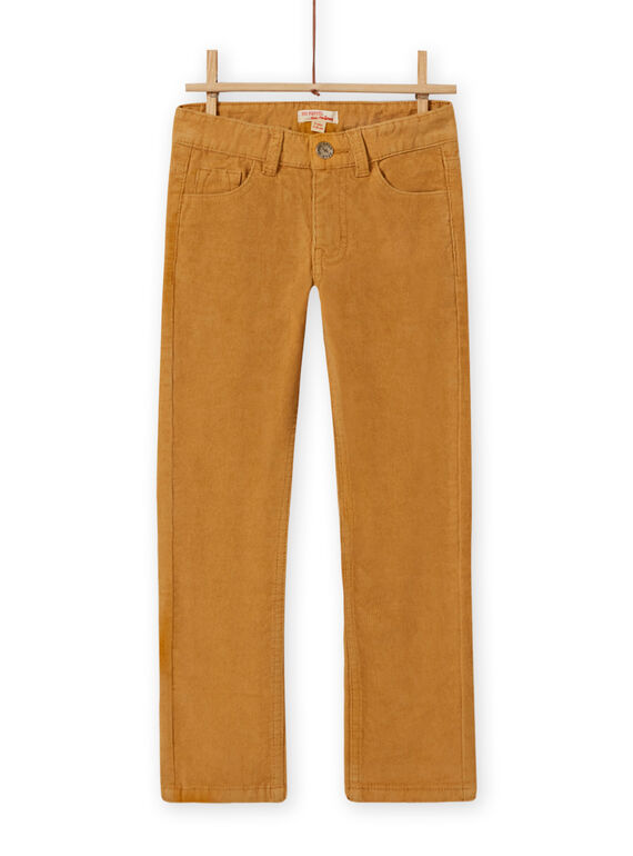 Gelbe Kordhose für Jungen MOJOPAVEL5 / 21W902N2PANB101