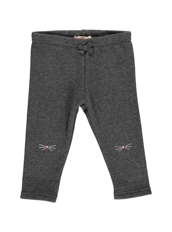 Baby girls' fleece leggings DIJOPAN5 / 18WG0935PAN944