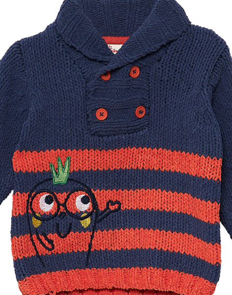 Gestreifter Chenille Pullover Fur Jungen Pullover Sweatshirt Bebe Dpam
