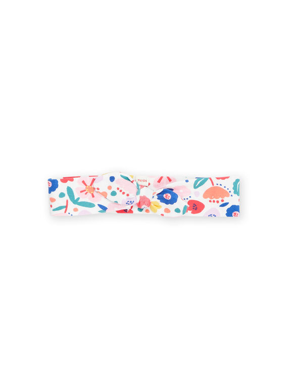 Mehrfarbiges Stirnband mit Blumenprint RYINAUBAN / 23SI09N1BAN001