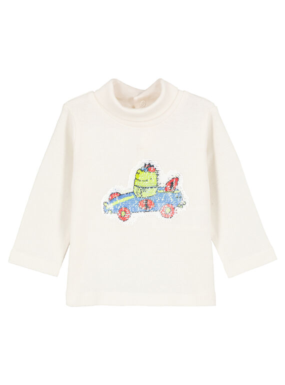 Naturweißer Unterziehpullover GUJAUSOUP / 19WG10H1SPL001