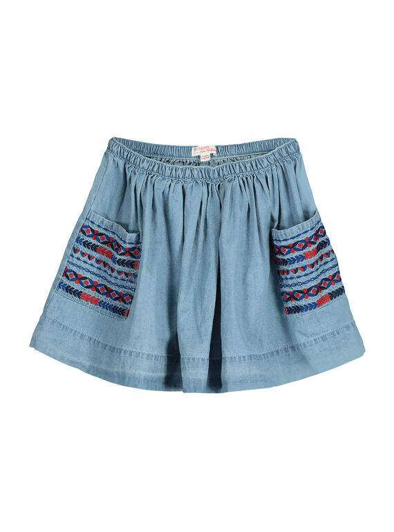 Jeans-Rock für Mädchen FATOJUP2 / 19S901L2JUP721