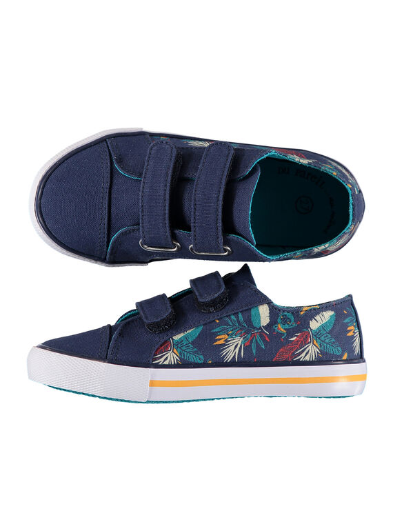 Turnschuhe aus bedrucktem Canvas für Jungen FGVELSIN / 19SK36C4D16070