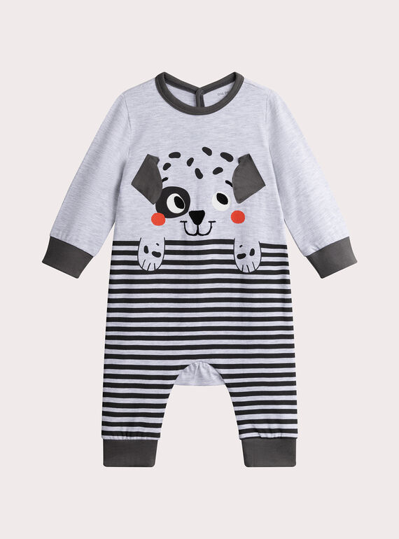 Hundeanimations-Froschanzug für Baby-Jungen  VEGAGRECHIO / 24WH1471GREJ922