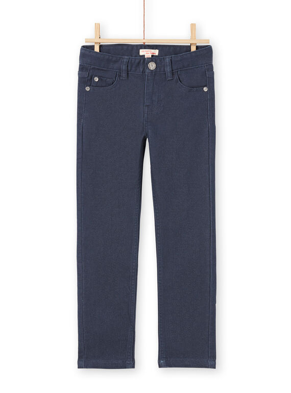 Einfarbig marineblaue Jeans für Jungen MOJOPAKNI2 / 21W90226PANC202