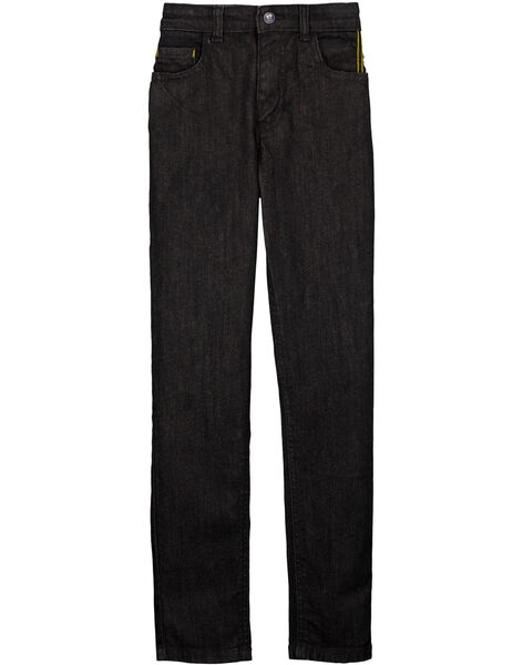 Schwarze Jeans Regular Fit Hose Jeans Enfant Dpam