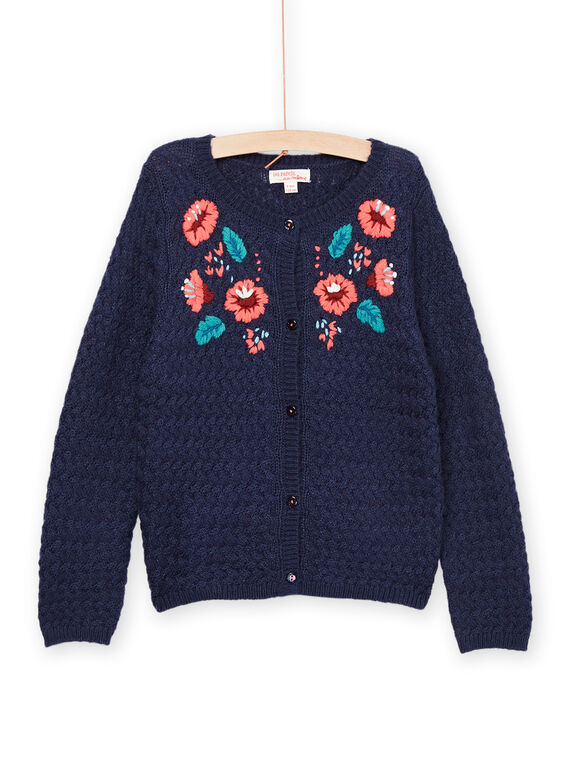 Strickjacke mit Blumenstickerei PAMENCAR / 22W901U1CAR713