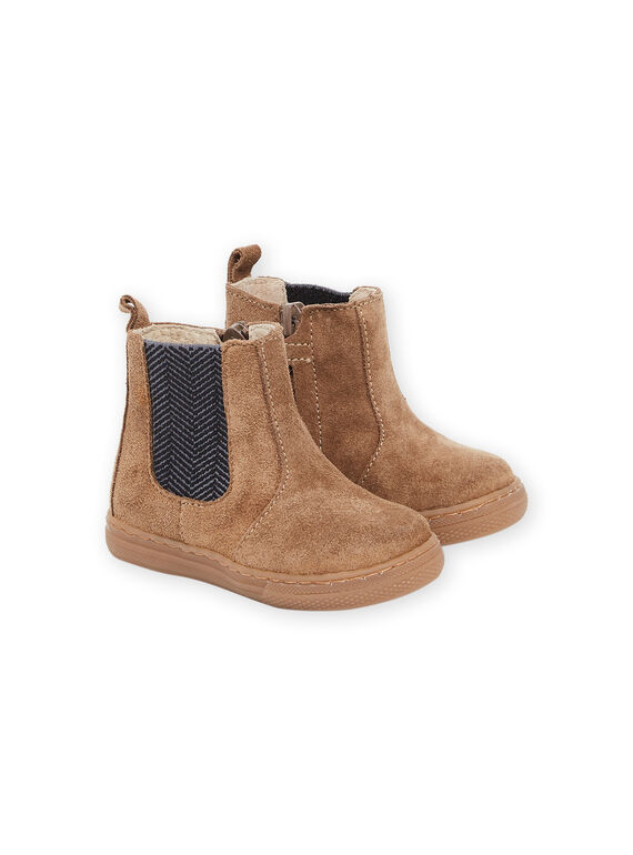 Chelsea Boots aus Spaltleder PUBOOTCHEL / 22XK3881D0D803