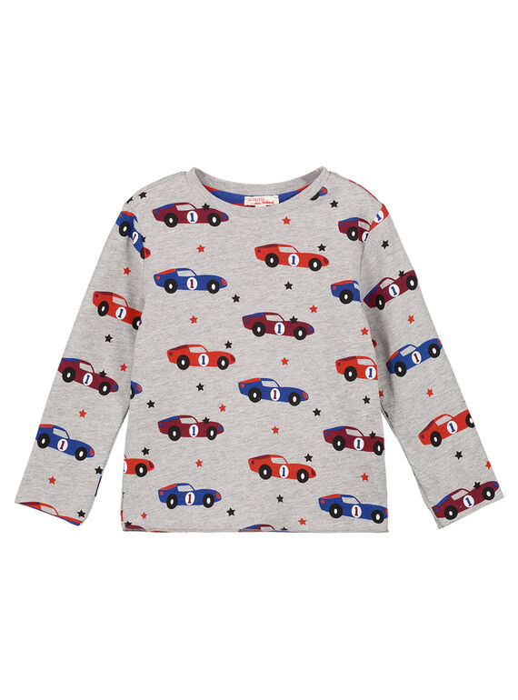 Wendbares T-Shirt mit langen Ärmeln Auto-Motiv GOSANTEE5 / 19W902C3TMLJ909