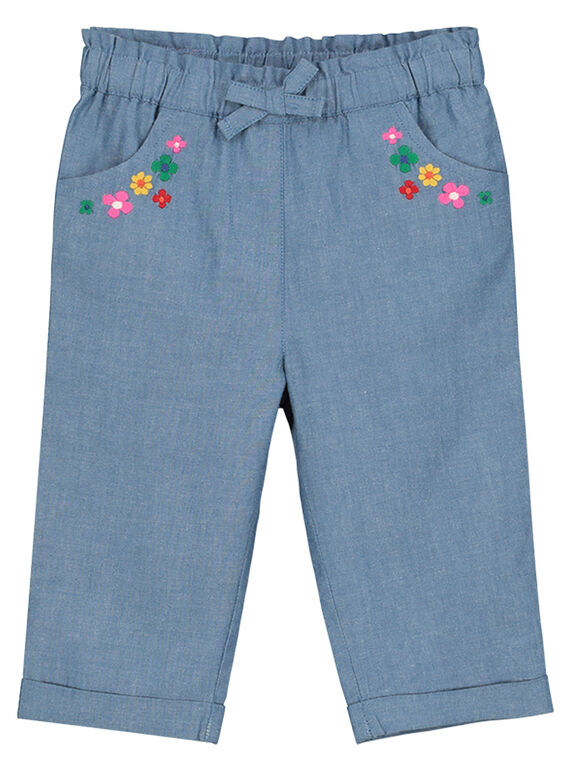 Baby-Leinenhose für Mädchen FICOPAN / 19SG0981PAN704