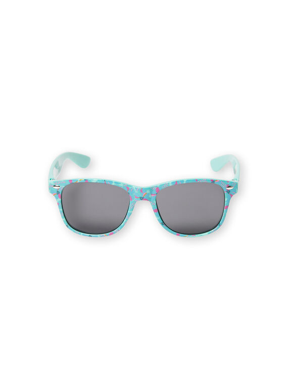 Kindersonnenbrille türkis Mädchen LYAMERLUN3 / 21SI01D3LUNG621