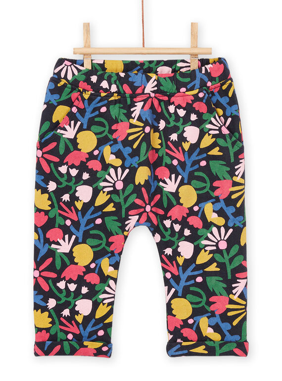 Joggingstrumpf mit Blumenprint PIMUBAJOG / 22WG09R1JGBC243