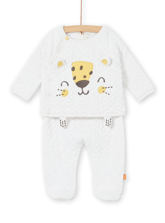 Weiße gemischte Strickwaren zur Geburt LOU1ENS4 / 21SF05H1ENS000