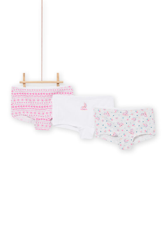 Satz von 3 sortierten Shorts für Kinder Mädchen NEFAHOTLIC2 / 22SH11J2SHYJ920