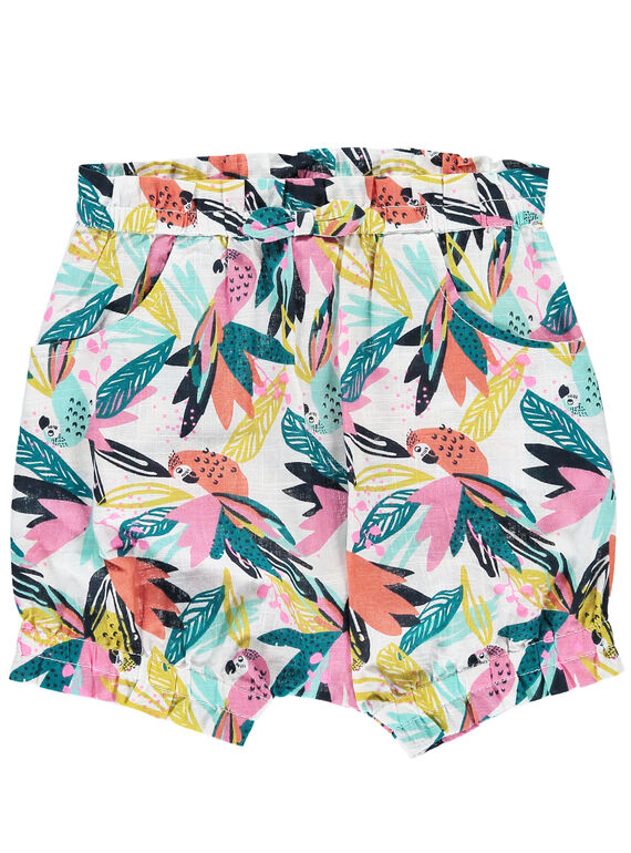 Bedruckte Baby-Bloomers für Mädchen FICUSHO1 / 19SG09N2SHO000