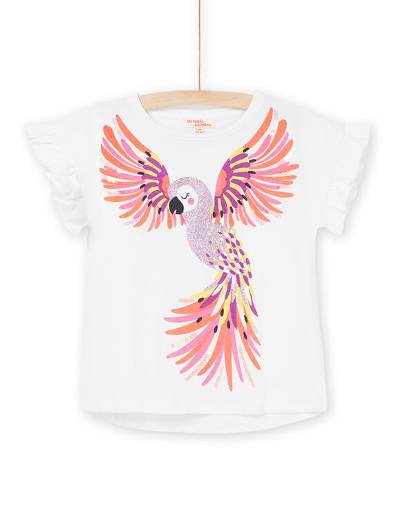 T-Shirt mit Papageienmuster RANEOTI1 / 23S901O4TMC000