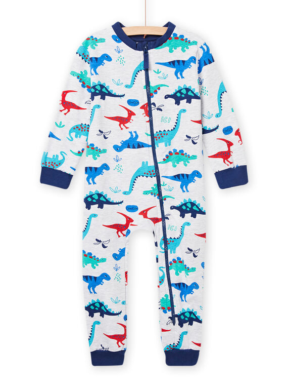 Kind Junge grau Dinosaurier Druck Over-suit MEGOCOMBI / 21WH1281D4FJ920