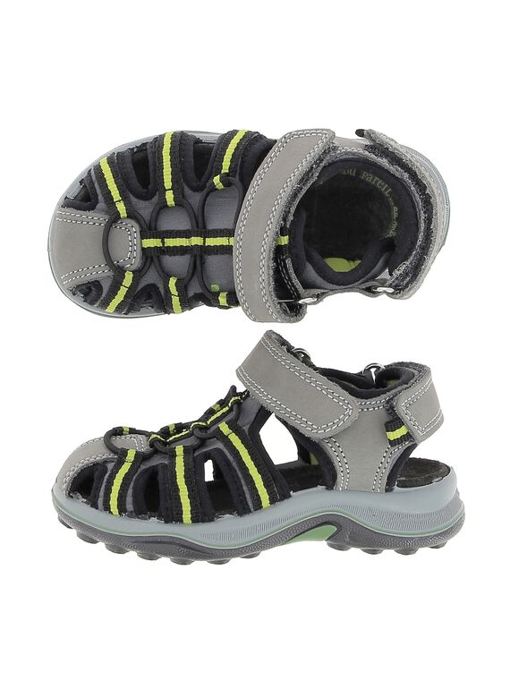 Boys' leather sandals CGSANDIMA / 18SK36WBD0E940
