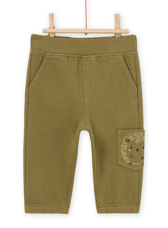 Dark kaki PANTS PURHUPAN1 / 22WG10Q2PANG604