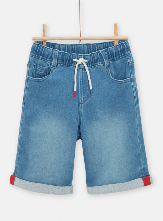 Blaue Jungen-Bermuda-Shorts TOCLUBER1 / 24S902O3BERP269