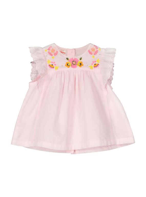Ärmellose Baby-Bluse für Mädchen FIPOCHEM / 19SG09C1CHE307