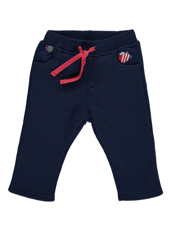 Baby boys' sherpa lined fleece trousers DUNAUPAN3 / 18WG10G3PANC205
