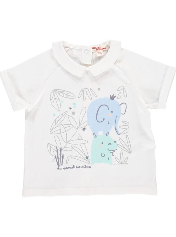 Baby boys' short-sleeved T-shirt CCGTI2 / 18SF04C1TMC000