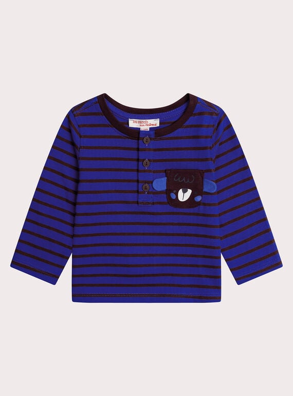 Blue TEE SHIRT LS XUBLUTUN / 25WG10N2TMLC231