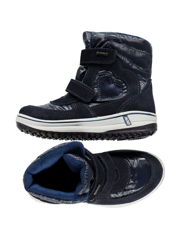 Girls' fur lined snow boots DFMONTOR / 18WK35X2D3M070