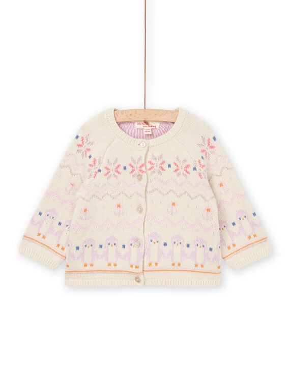 Strickjacke aus Jacquard-Strick PIRECAR / 22WG09T1CAR003