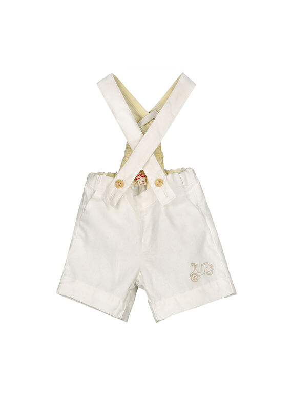 Baby-Bermudashorts mit Trägern für Jungen FUPOBER / 19SG10C1BER000