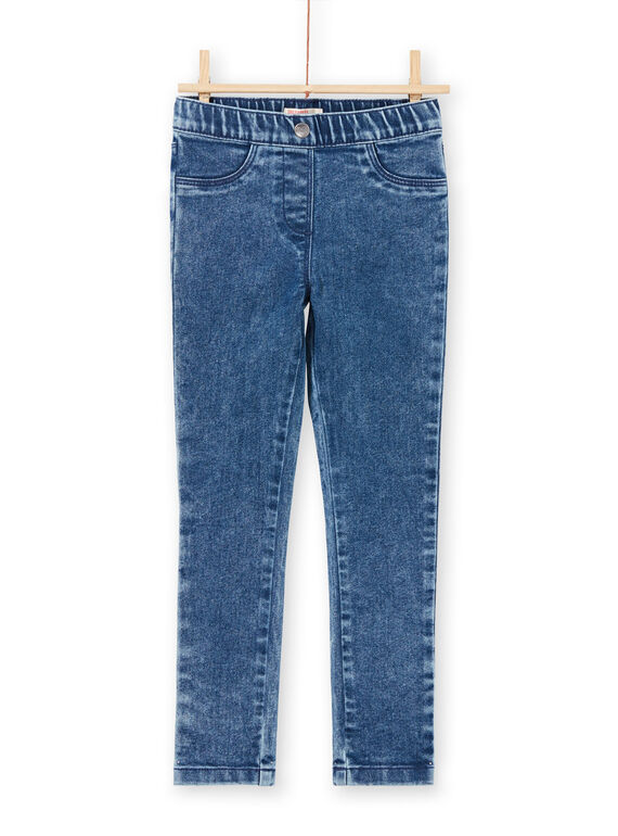 Mädchen-Jeans-Effekt-Jegging MAJOJEG2 / 21W90111PANP269