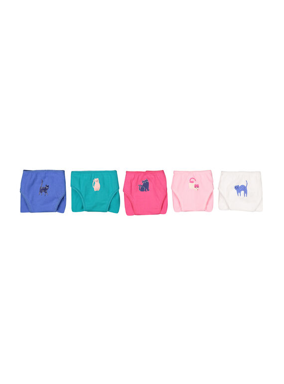 Set mit Slips für Mädchen FEFALOTSEM2 / 19SH1156SLID301