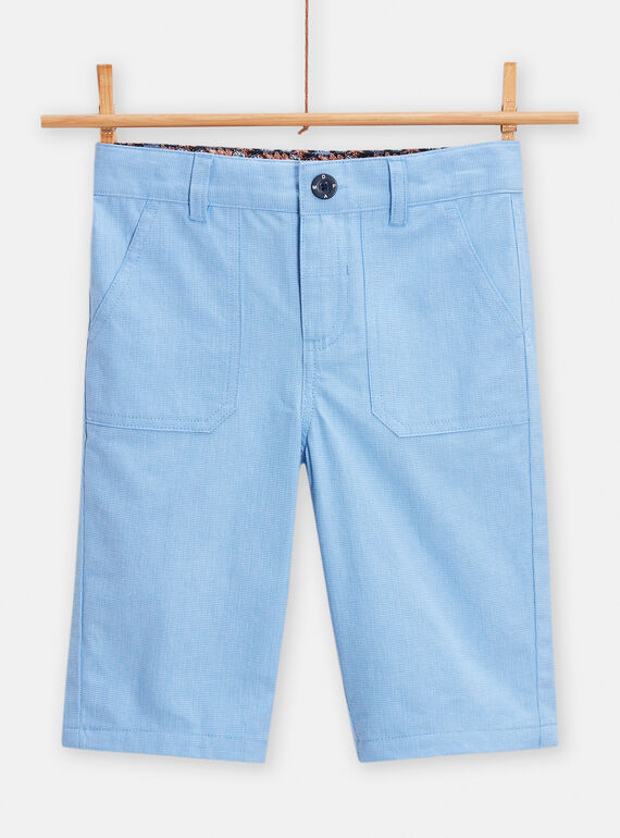 Blaue Bermuda-Shorts für Jungen TOPABER2 / 24S90222BER216
