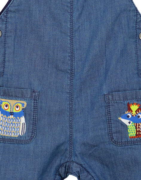 Lange Latzhose In Leichtem Mittlerem Denim Baby Junge Set Overall Bebe Dpam