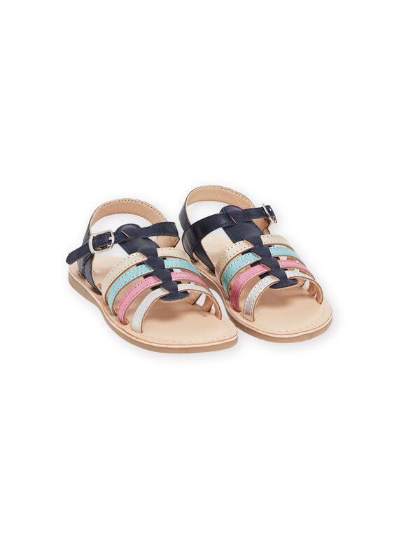 Mehrfarbige Spartan-Sandalen Kind Mädchen NASANDMILA / 22KK354HD0E070