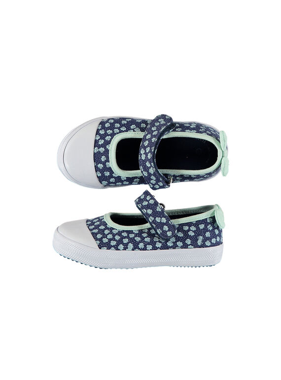 Mary Janes aus Canvas für Babys Mädchen FBFBABSHEL / 19SK37B1D17070