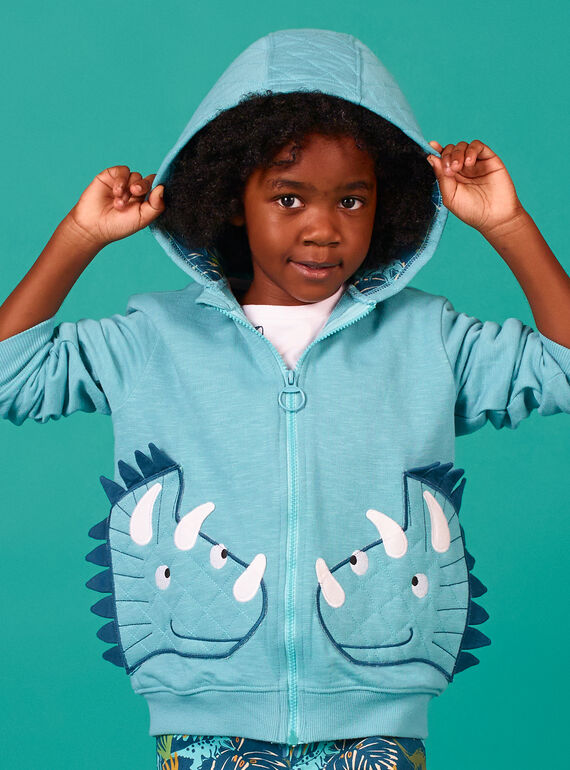 Baby Junge Blau Hoodie LOVERGIL / 21S902Q1GIL204