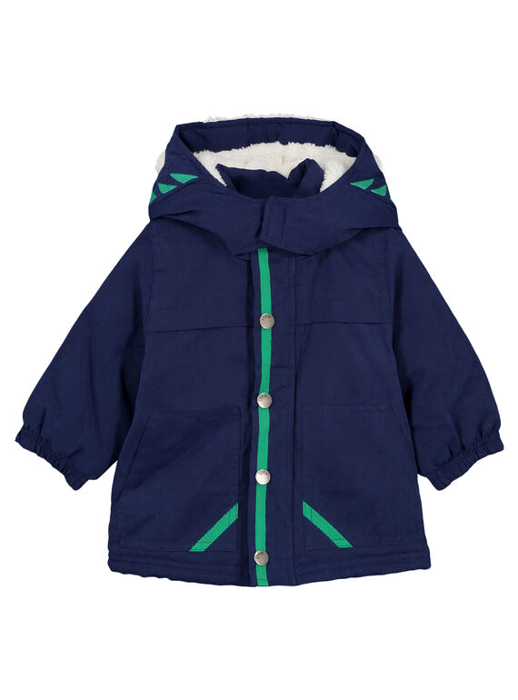 Marineblauer Baby-Parka für Jungen GUGROPAR / 19WG10G1PAR070