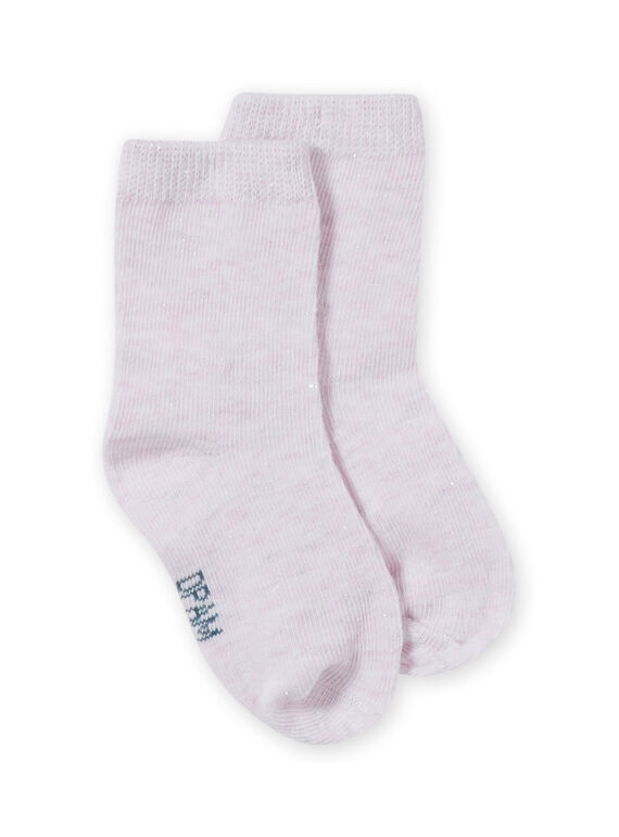 Baby Mädchen rosa Pailletten Socken MYIJOSOQLU1 / 21WI0914SOQ632