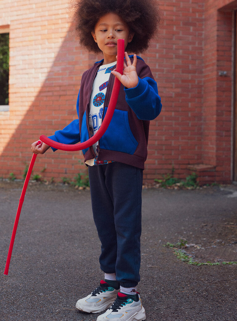 Burgundy KIDS CARDIGAN XOBLUGIL1 / 25W902N2GIL501