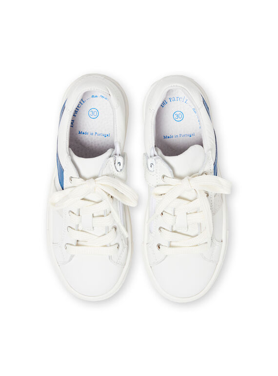 Weiß und blau Turnschuhe Junge Kind LGBASLUCAS / 21KK3634D3F000