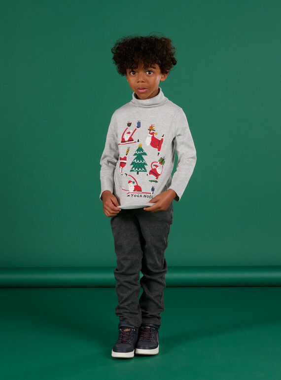 Unterziehpullover mit Weihnachtsmotiv PONOSOUP / 22W902V1SPLJ922
