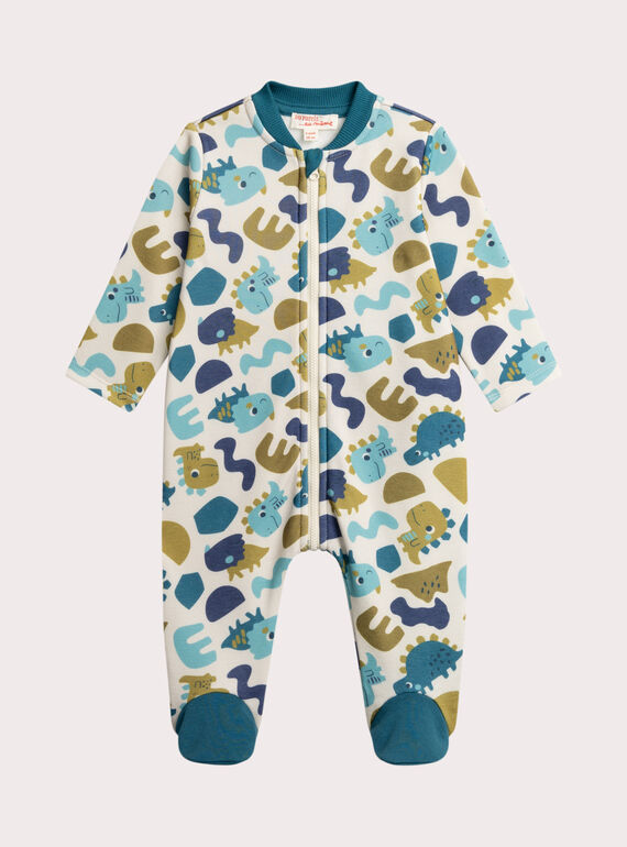 Bedruckter Fleece-Trampler für Baby-Jungen  VEGAGRECOP / 24WH1494GRE811