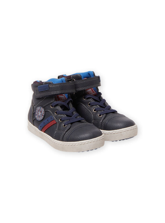 Kind Junge marineblaue sportliche Turnschuhe MOBASGI / 21XK3672D3F070