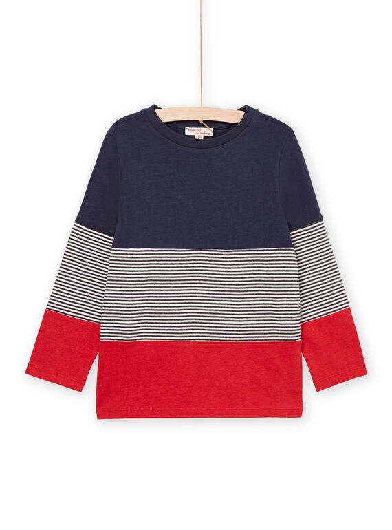 Color Block Langarmshirt POJOTIDEC1 / 22W902B3TML705