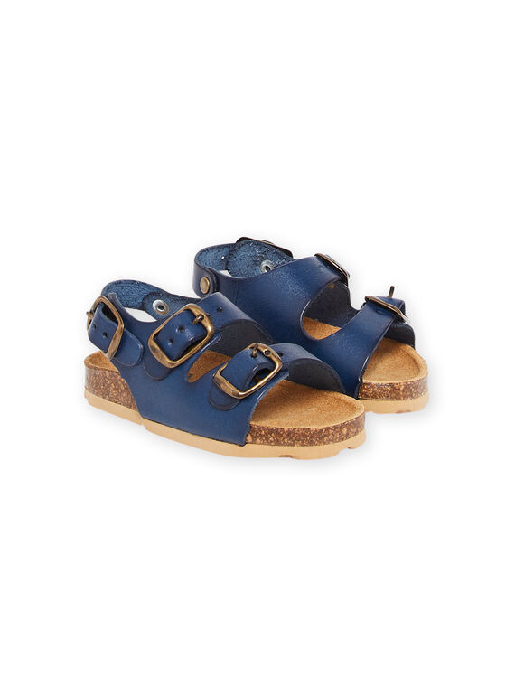 Baby Junge marineblaue Sandalen NUNUELIOT / 22KK3843D0E070