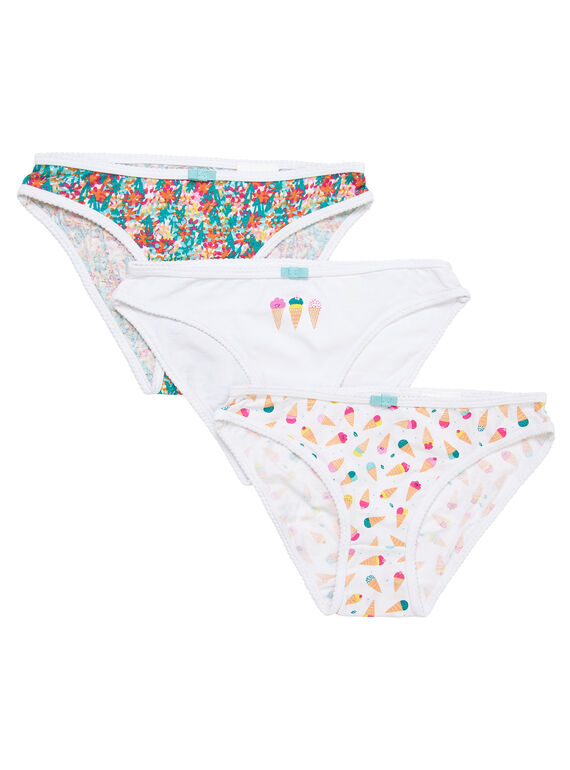 Set mit drei Kinder-Unterhosen für Mädchen JEFALOT2 / 20SH11V3SLI000